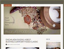 Tablet Screenshot of angelasfoodlove.com